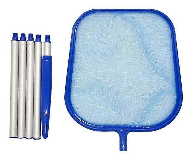 Pool Skimmer Net with Pole Hot Tub Spa Leaf Cleaner Net Plastic Framed Fine Mesh Net Easily Removes Leaves