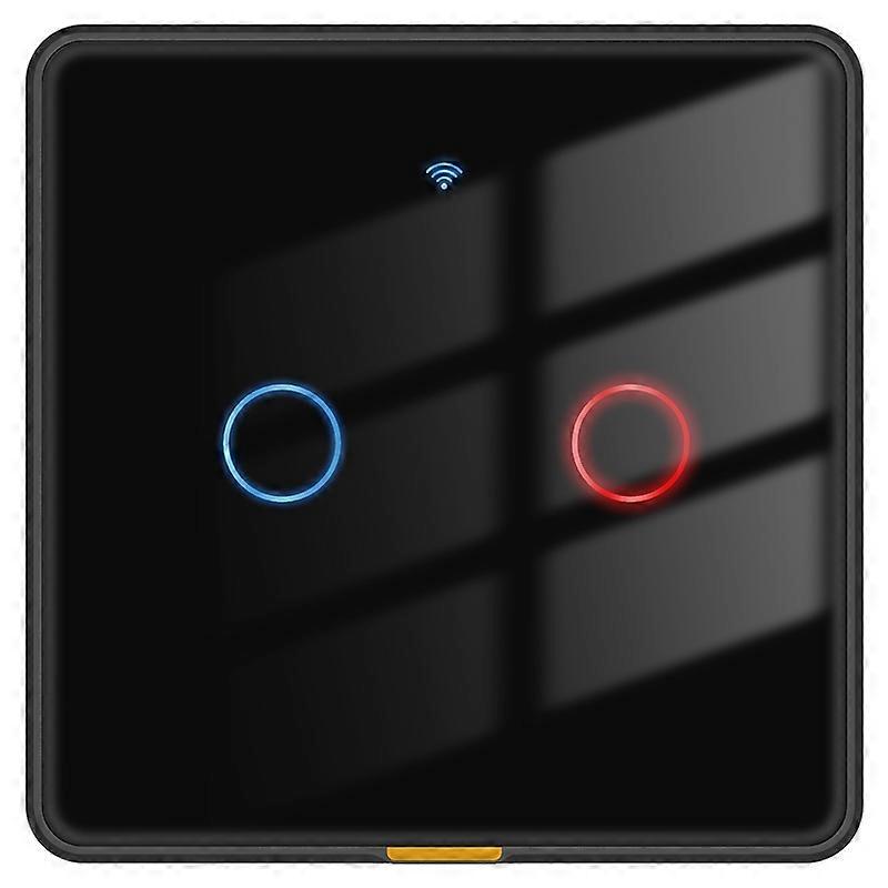 Type A MG-KG110 2 Gang WiFi+433 Dual Mode Touch Smarth Tuya APP Voice Control Wall Light