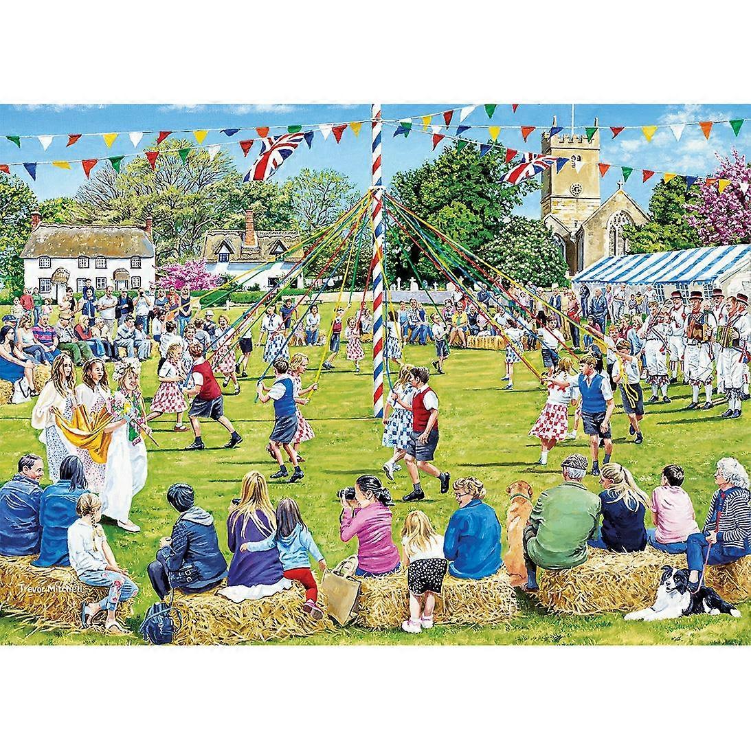 Gibsons Around the Maypole Jigsaw Puzzle (1000 Pieces)