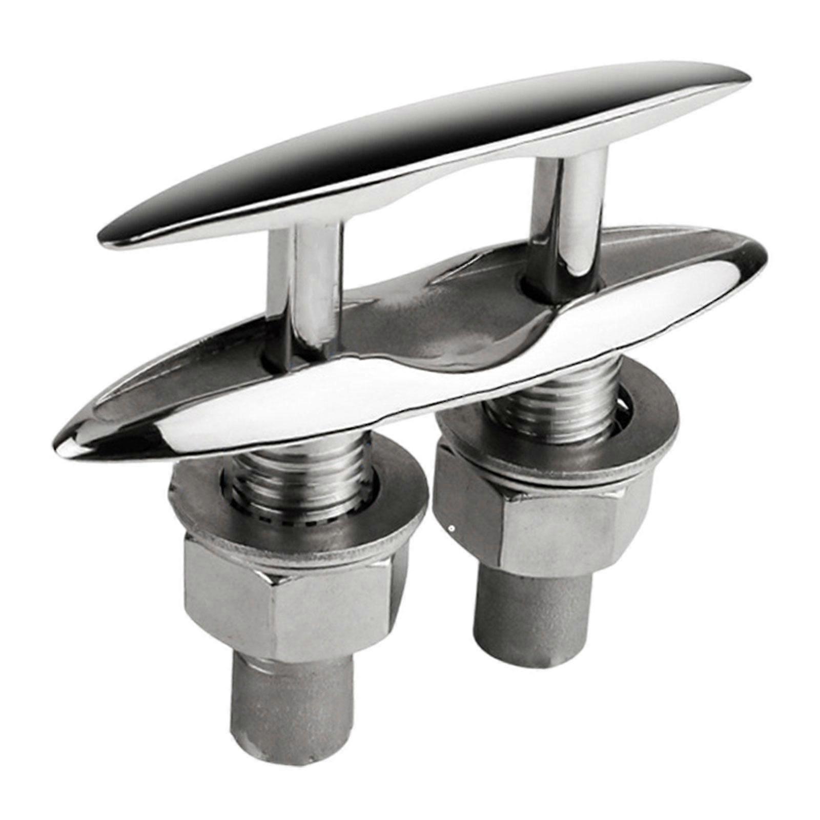 Edelstahl Dock Klampe Mooring Boot Seilklampe für Yachten Deck Boot 5 Zoll