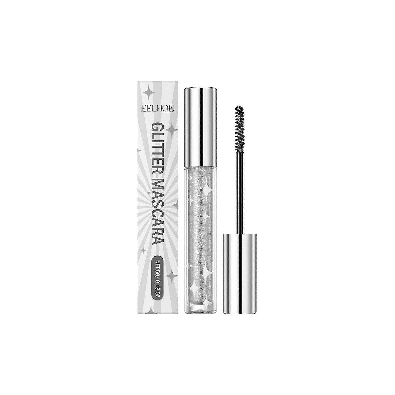 Glitter Mascara | Long Lasting Curly Glitter Mascara | Space Diamond Mascara | Skys High Glitter Mascara Waterproof & Sweatproof