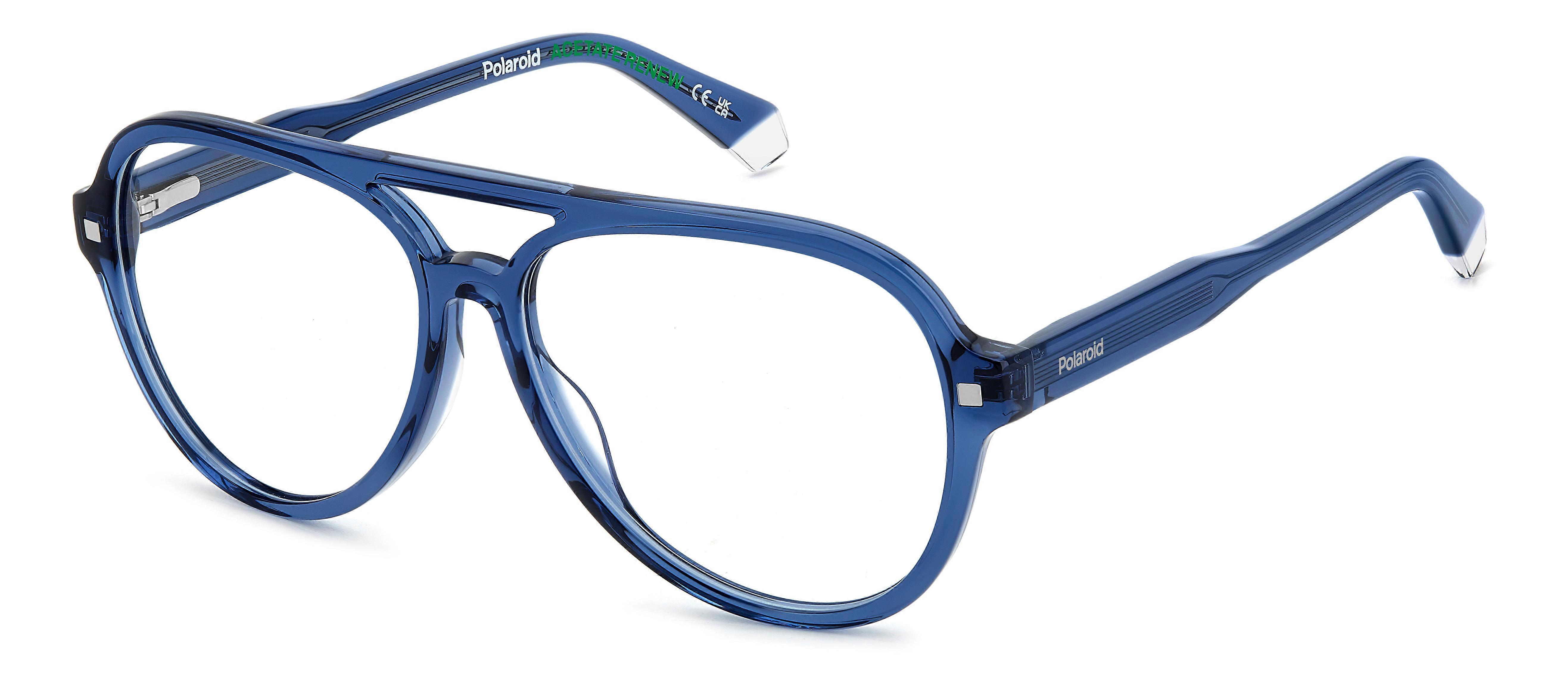 Eyewear Frames POLAROID PLD D540 PJP BLUE 57/14/145 UNISEX