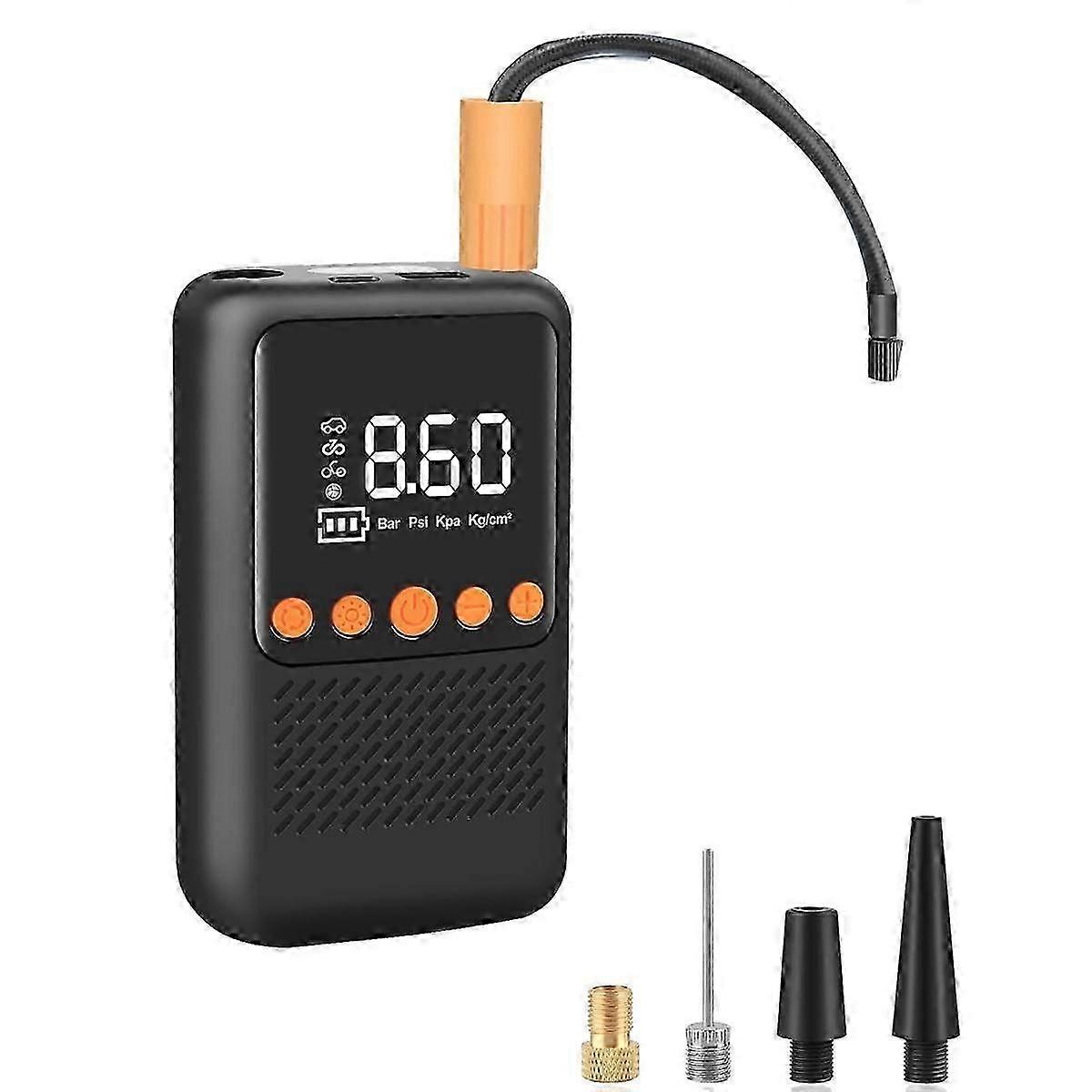 Compressore d'aria portatile per gonfiatore elettrico con