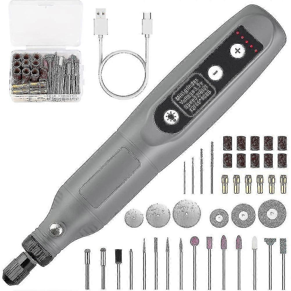 Cordless Rotary Tool Kit For Cutting,engraving,polishing & Diy Crafts