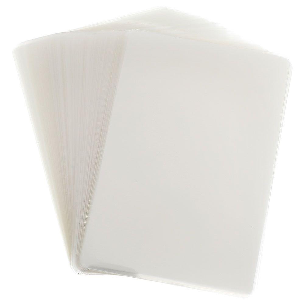 100 Sheets of Laminating Film Clear Laminating Sheets Thermal Laminating Paper Sheets Laminating Pouches