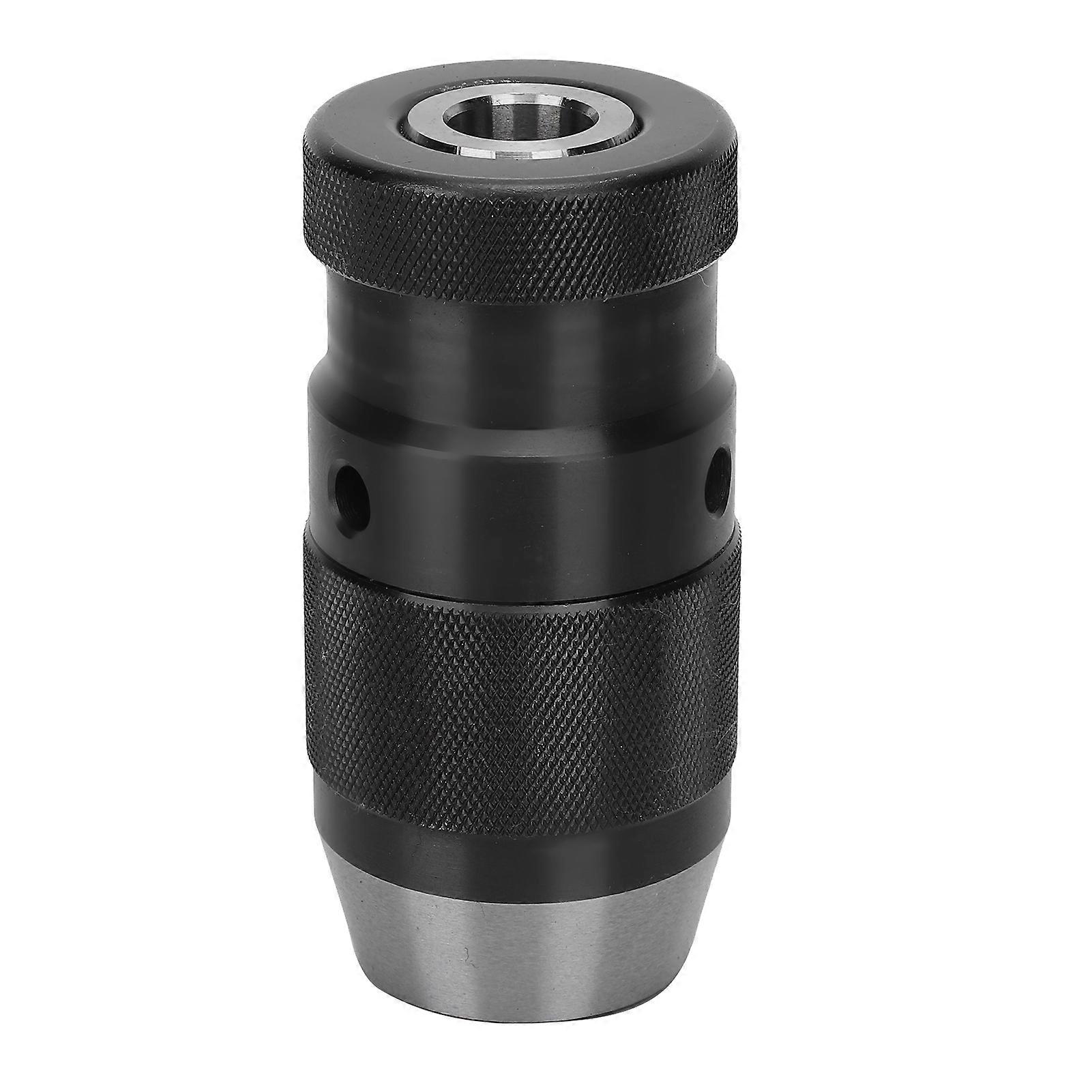 Qukaim Self- Locking Drill Chuck Self-Locking Drill Chuck Keyl, 0-16mm B16, Adapter for Electric Hand Tools, Precision Grip, Easy to Use