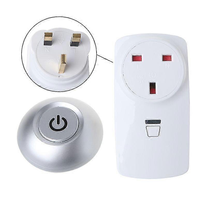 Rf 433mhz Wireless Switch Remote Control Wall Light Switch Self Powered Wall Socket Transmitter With Round Stickers