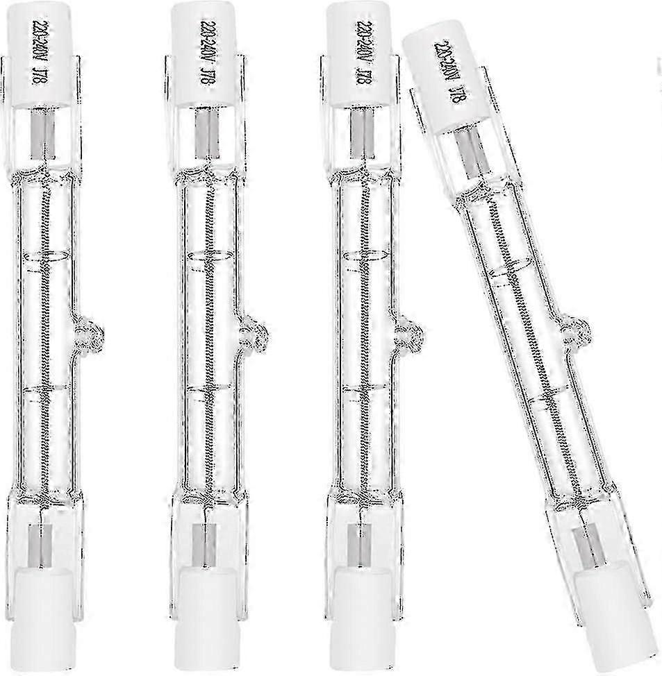 R7sハロゲン電球 78mm 120W 230V 1600lm 温白色 2700k T3 J型電球 作業灯、セキュリティ、景観照明用