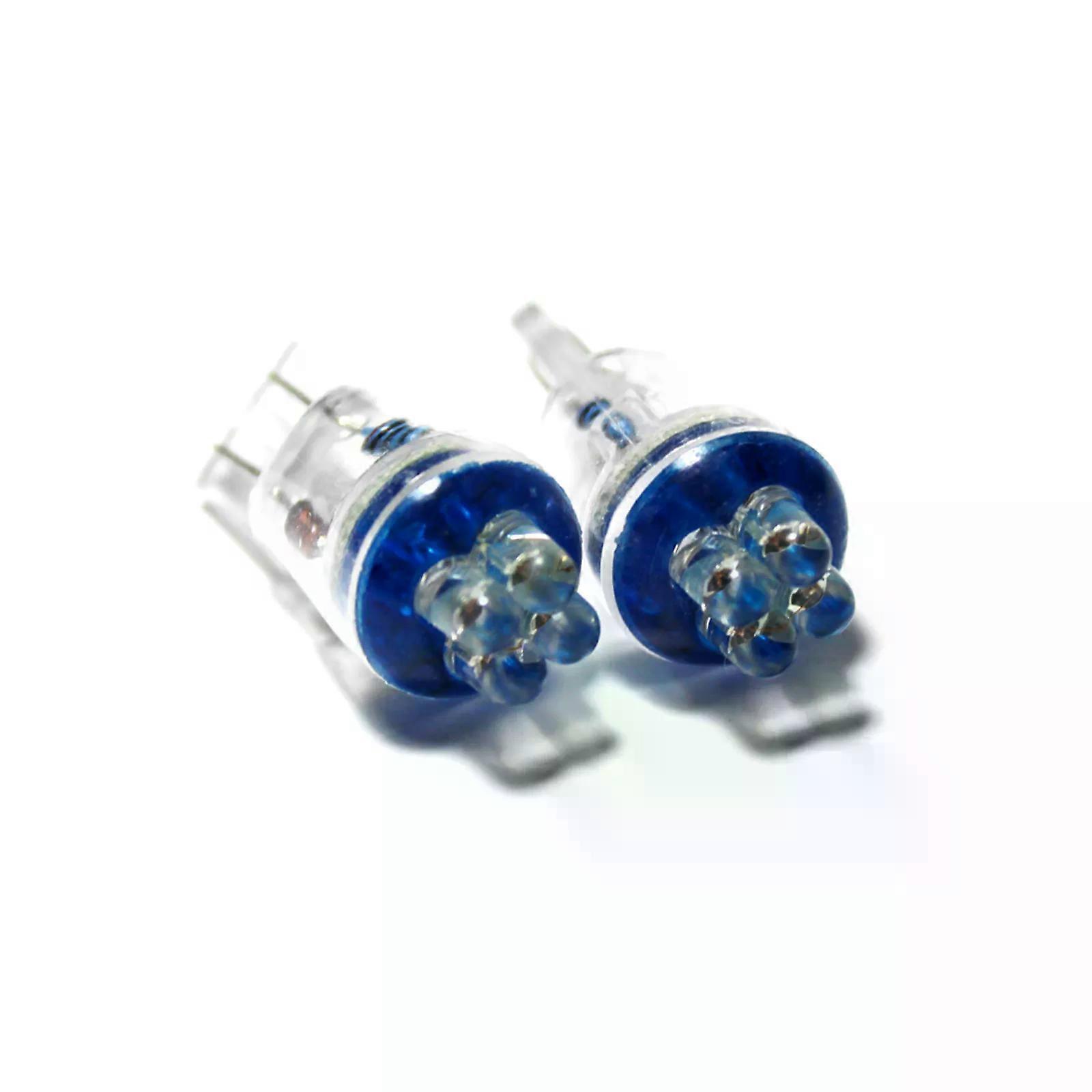 Fits Mini One R56 Blue 4-LED Xenon Bright Side Light Beam Bulbs Pair Upgrade