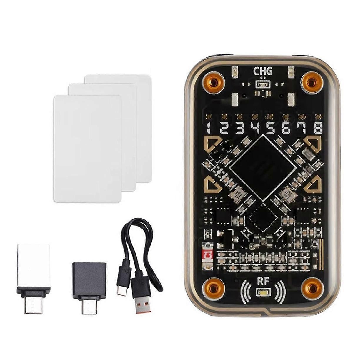 Chameleon Ultra RFID Smart Chip Reader+3xCUID Card Contactless Smart Card Emulator 125Khz 13.56Mhz Badge Decode