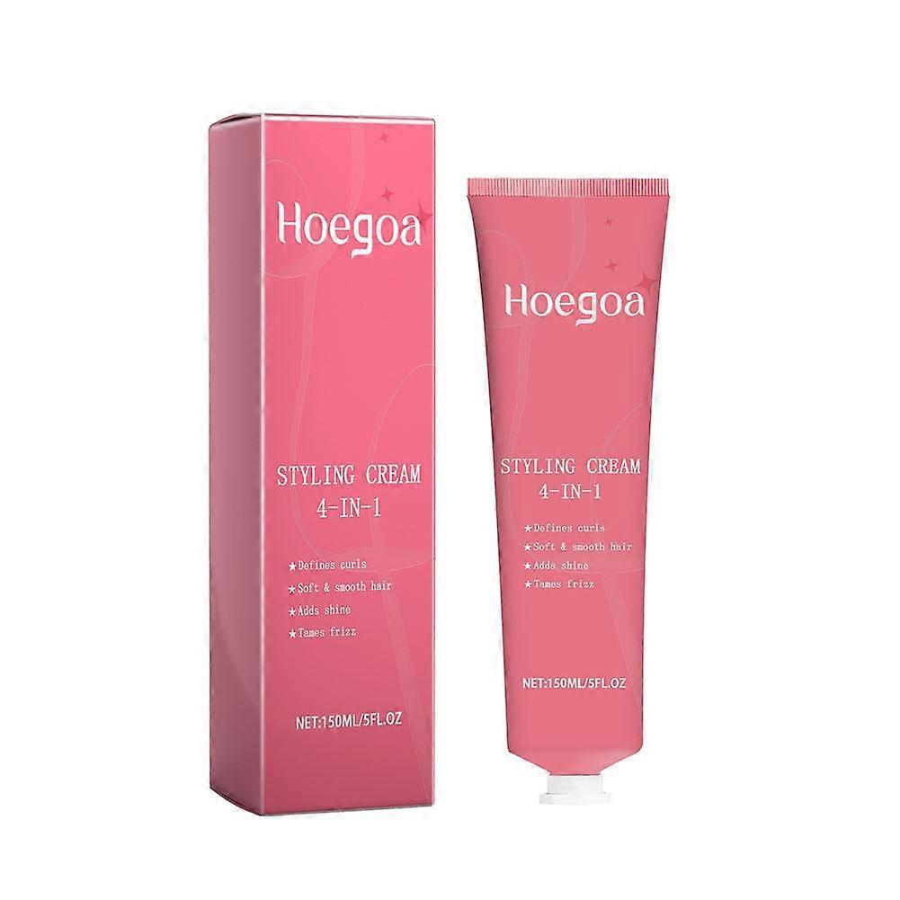 Lockigt hår Styling Elastin Fuktighetskräm Elastisk vård Naturlig volym