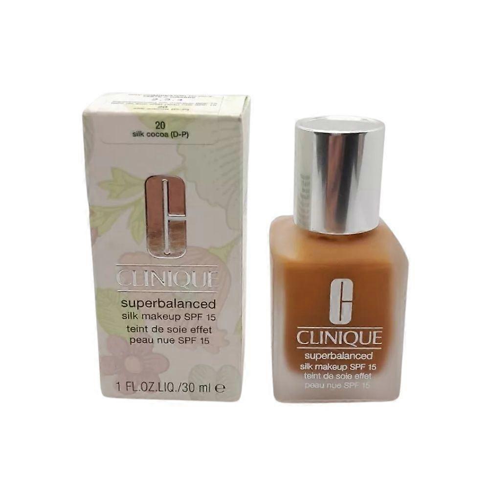 3 x Clinique Super Balanced Silk Make Up Foundation 30ml - 20 Silk Cocoa