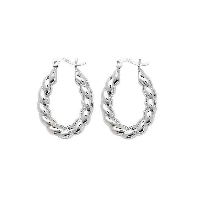 Acotis Silver 925 Creole Earrings G5887