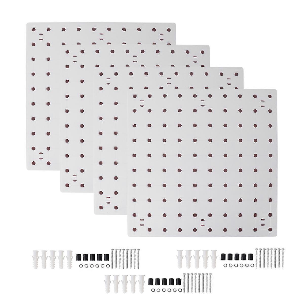 Pegboard Wall Organizer, White Pegboard Wall Hanging, Pegboard
