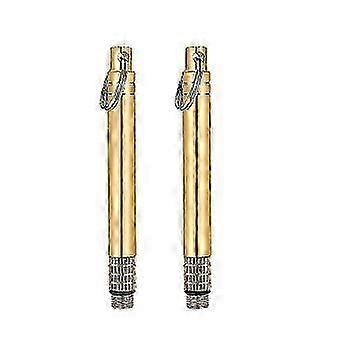 2 Pieces Portable Titanium Toothpicks Metal Toothpick With Protective f26