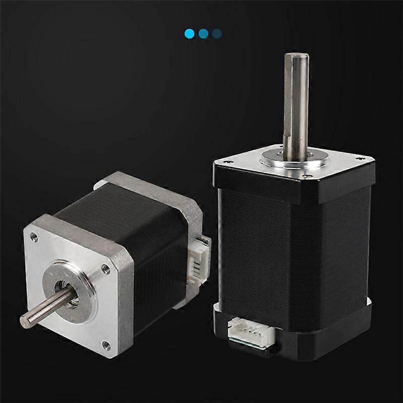 42 Stepper Motor Height 48mm Motor for 3D Printer Extruder - Black