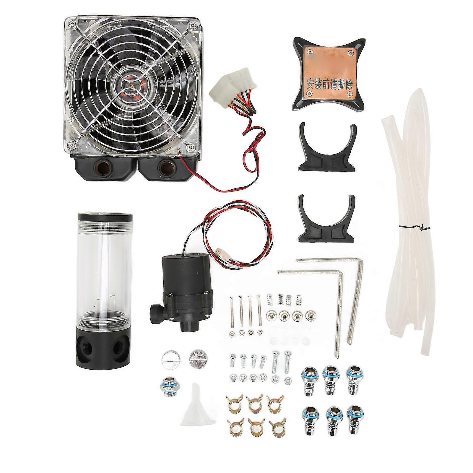 Water Cooling Kit Mute Integrated DIY Desktop Computer CPU Cooler Controller Heat Sink Set