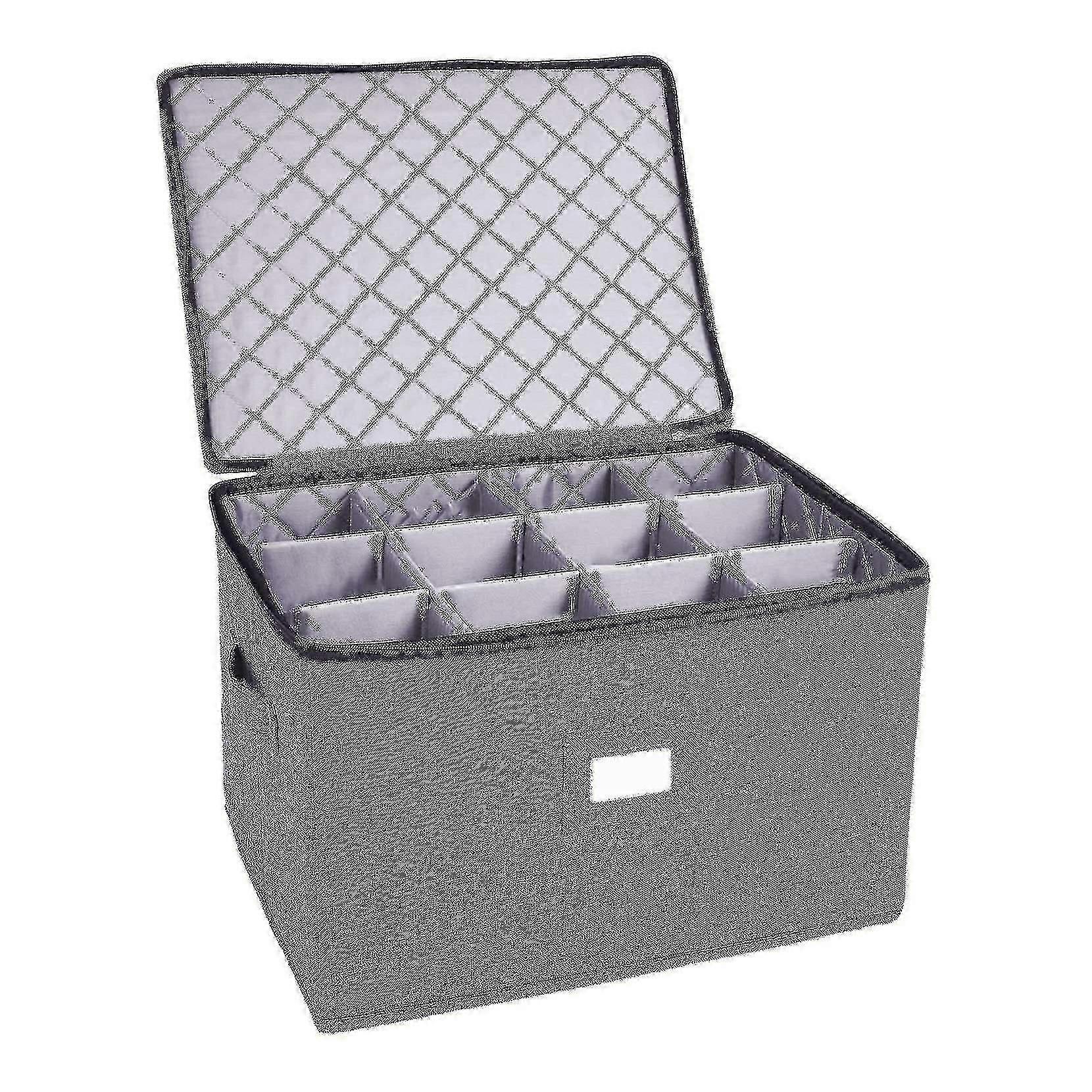 Weinglasaufbewahrung fasst 12 Weingläser oder Wein faltbare Aufbewahrungsbox kann auch für Kleidung verwendet werden