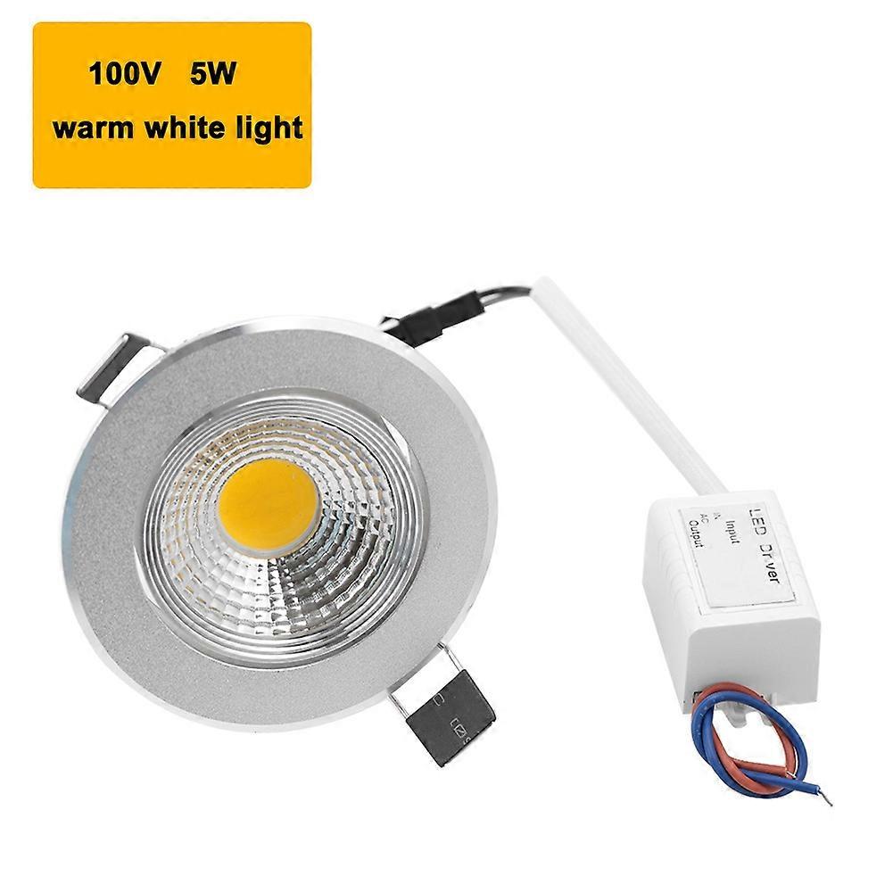 Applique murale LED d'intérieur, éclairage décoratif COB, intensité variable, 110 V, blanc chaud, 5 W