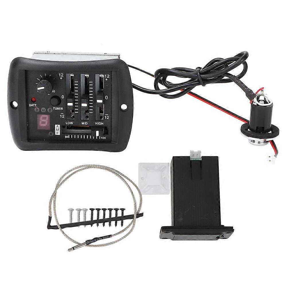 20Hz-20KHz 4 Wave Band Original Sound Gitarre EQ Equalizer Frontverstärker