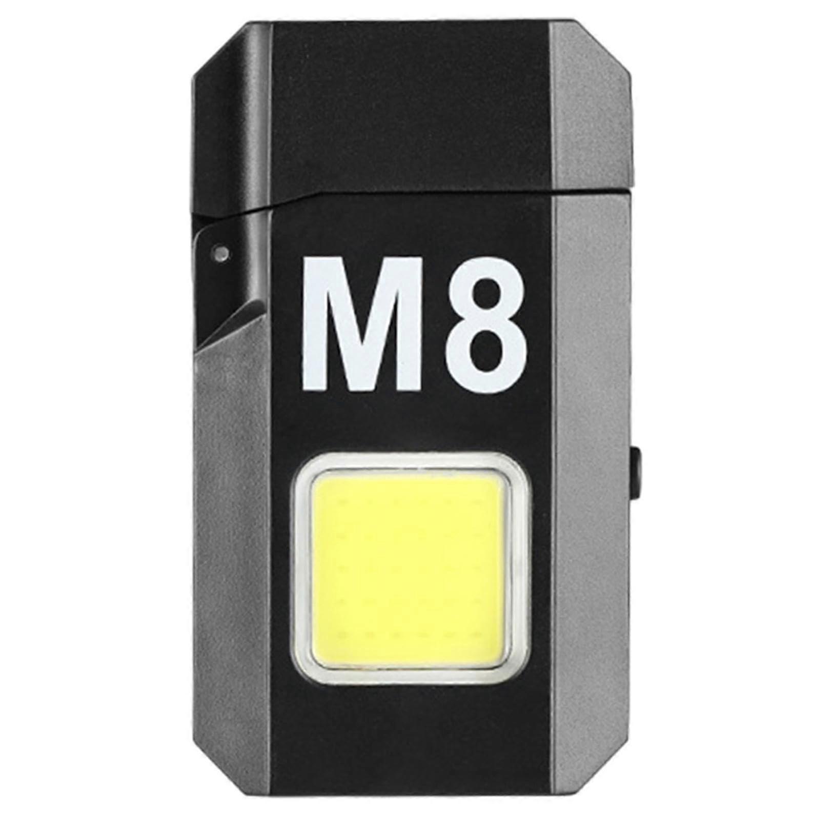 Charging lighter, electric lighter rechargeable lighter plasma flameless windproof with flashlight for open-air survival