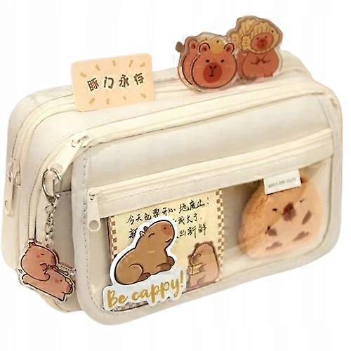 Școală Organizator Accesorii Capybara Breloc Bej