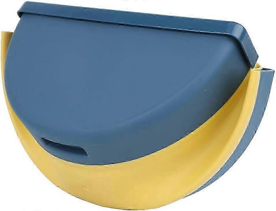 Mini U-shaped Wall-Mounted Kitchen Hanging Trash Bin Sot Design Large Diameter Opening Design Folding