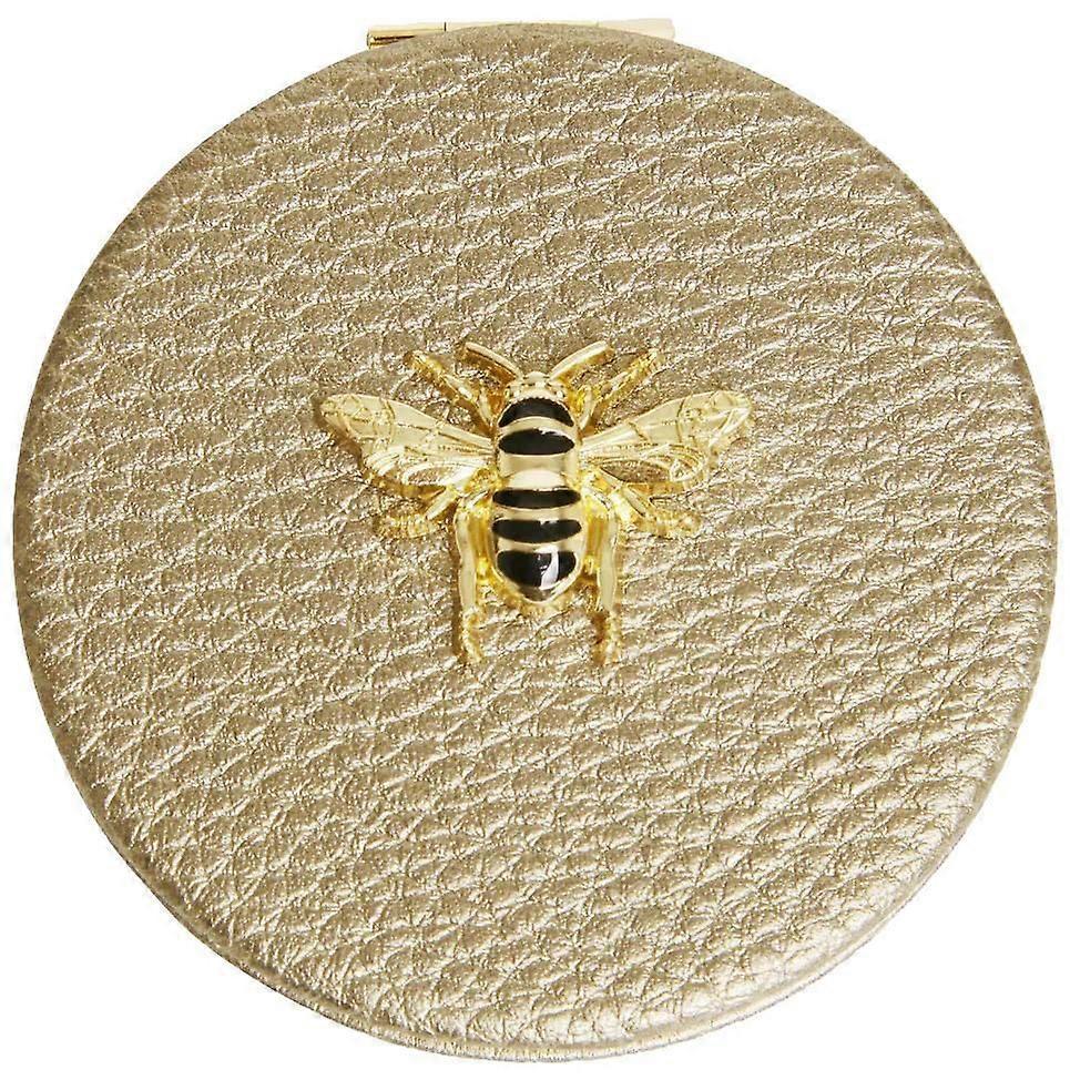 Alice Wheeler London Round Compact Mirror - Bronze