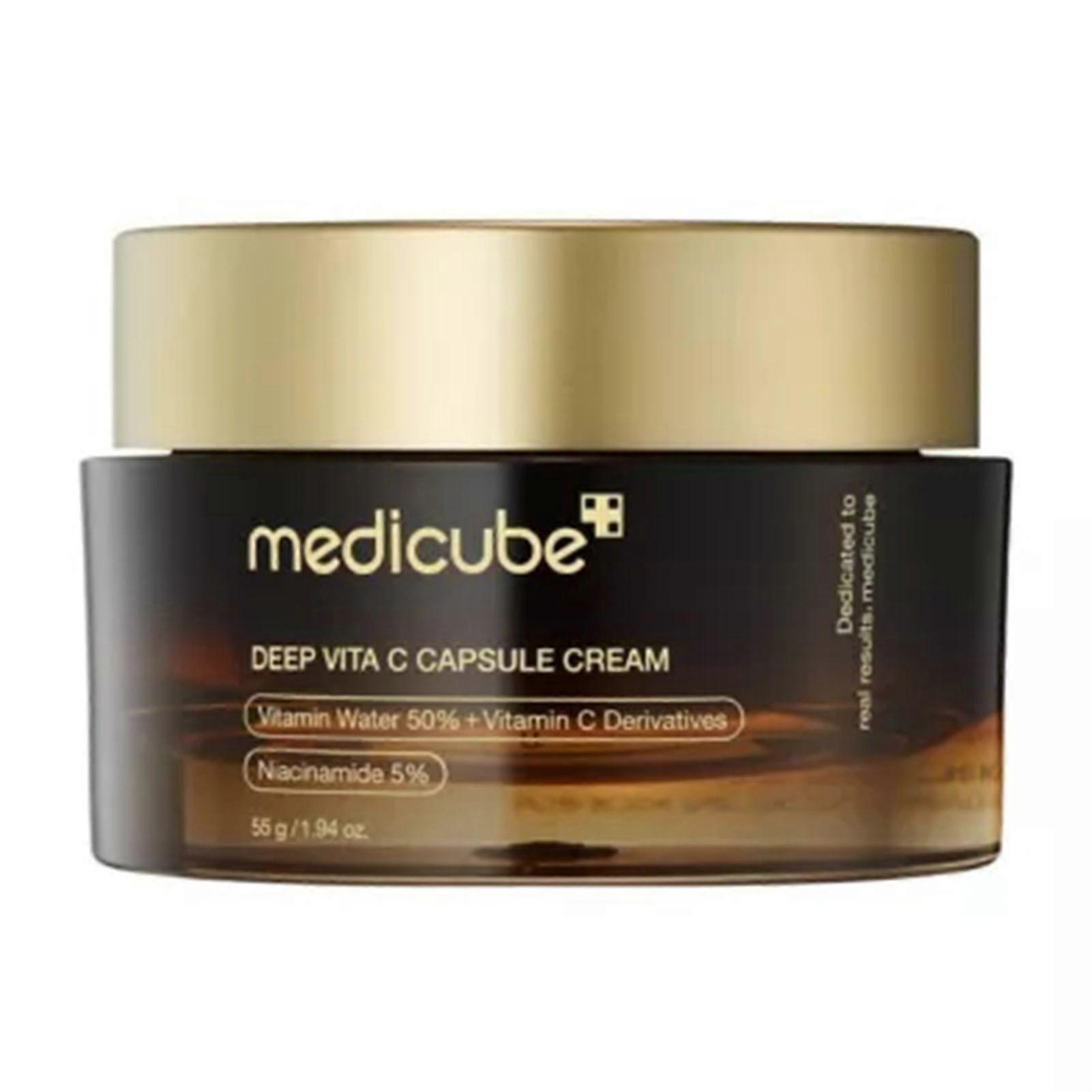 Deep Vitas C Capsule Cream Vitamin-C Capsule Face Moisturizer Gel Hydration Radiances Anti-Dark Spots Cream