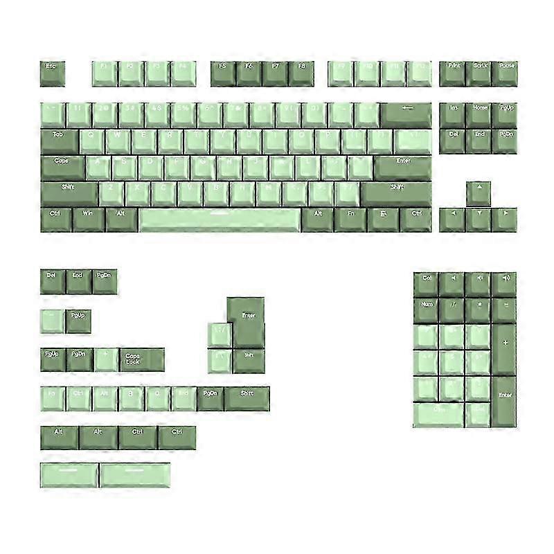 Matcha 135PCS Gaming Mechanical Keyboard Keycaps Double Shot PBT Backlit Keycap