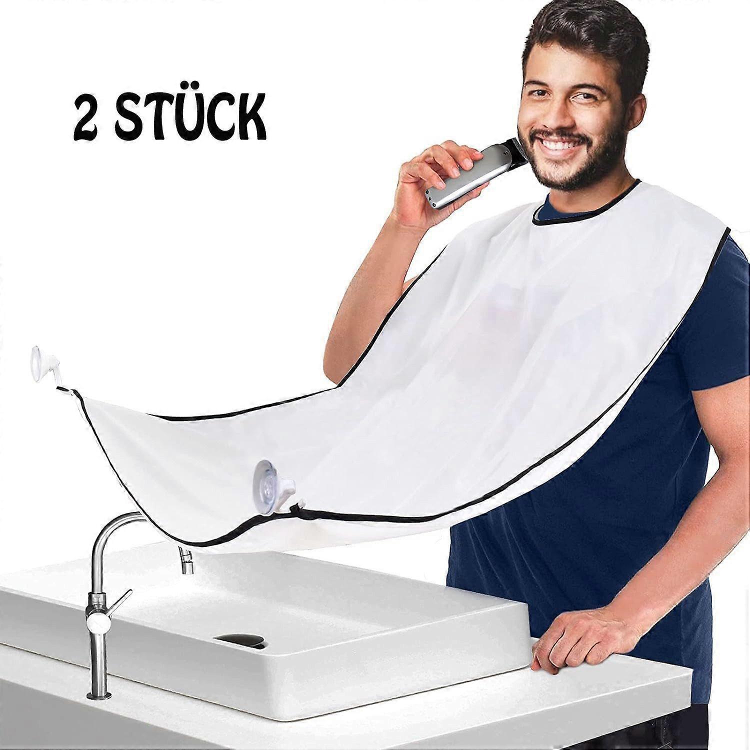 2 Piece Beard Bib Apron, All-Purpose Barber Apron & Beard Apron for Professional Use