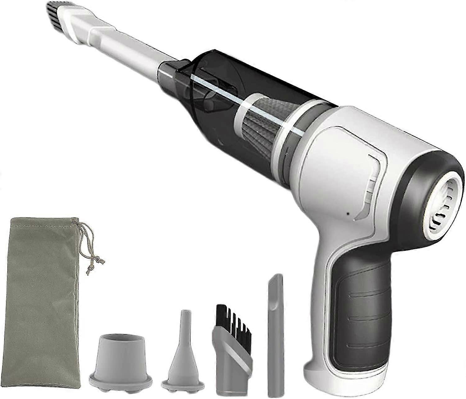 Ηλεκτρική σκούπα αυτοκινήτων, ηλεκτρική σκούπα μίνι αυτοκινήτων με την ασύρματη τροφοδοσία υψηλής ισχύος 10000pa/120w/12v, χωρίς τσάντα