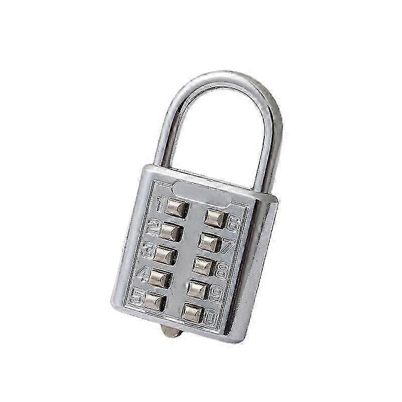 10-Digit Combination PadlockAnti-theft padlock, non-changeable code