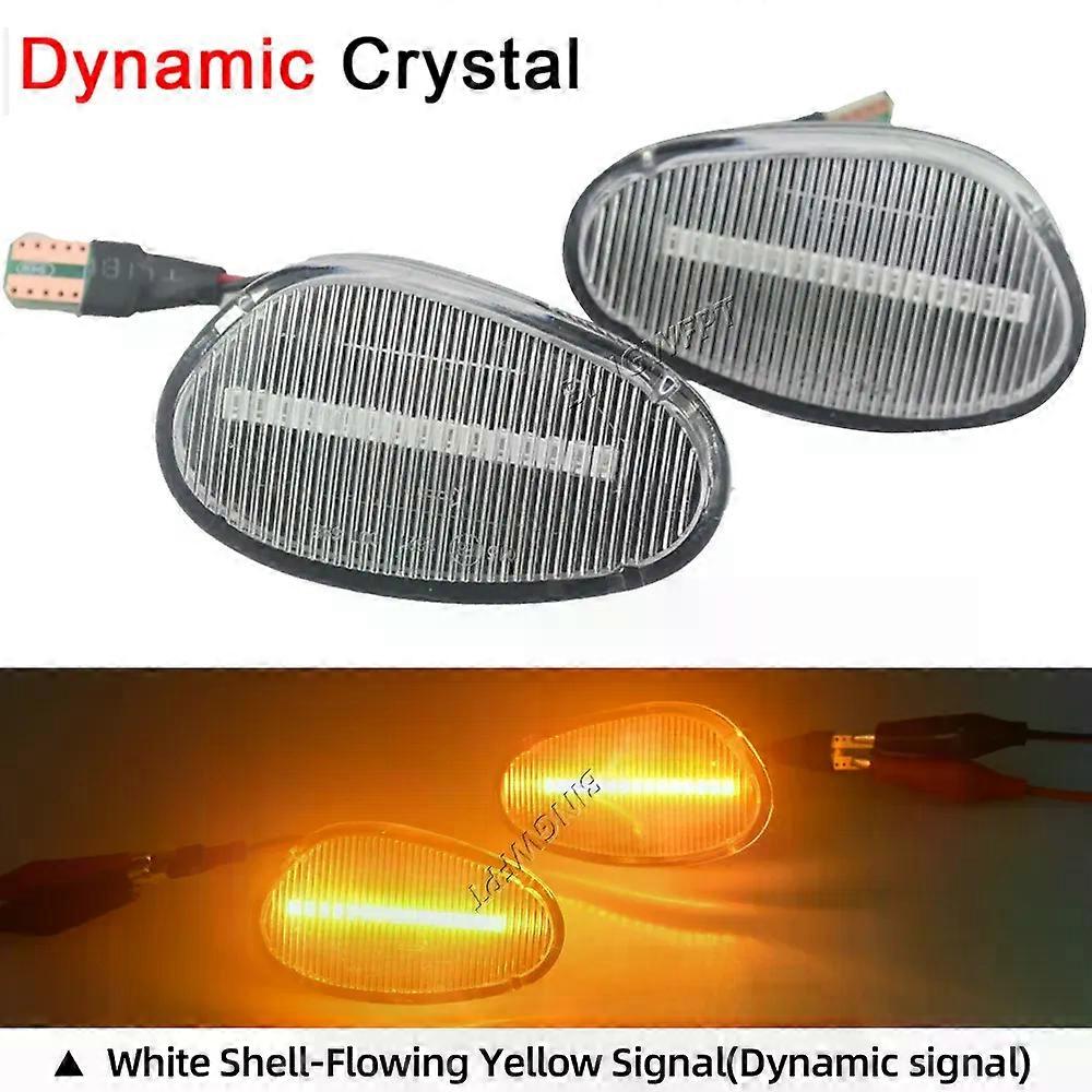 Car LED Dynamic Turn Signal Light compatible for  Alfa Romeo 145 146 1994 - 2000 compatible for  Alfa Romeo 155 1992-1997 Sequential Mirror Indicator