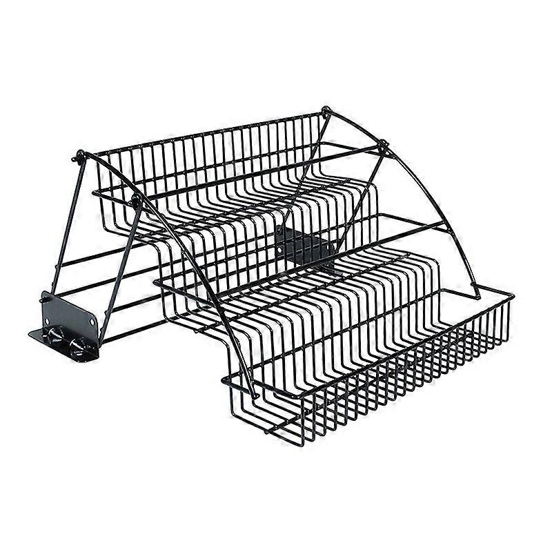 3-Tier Pull Down Cabinet Spice Rack Organizer, Metal Storage Shelf, Large Capacity Kitchen Shelf for Pantry and Cupboard