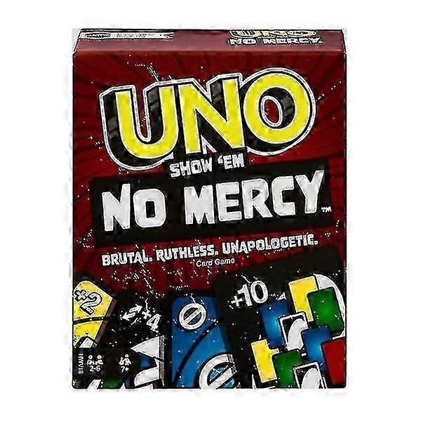 UNO Card Game UNO Show'em No Mercy Card Game 168 cards for family overnight trips