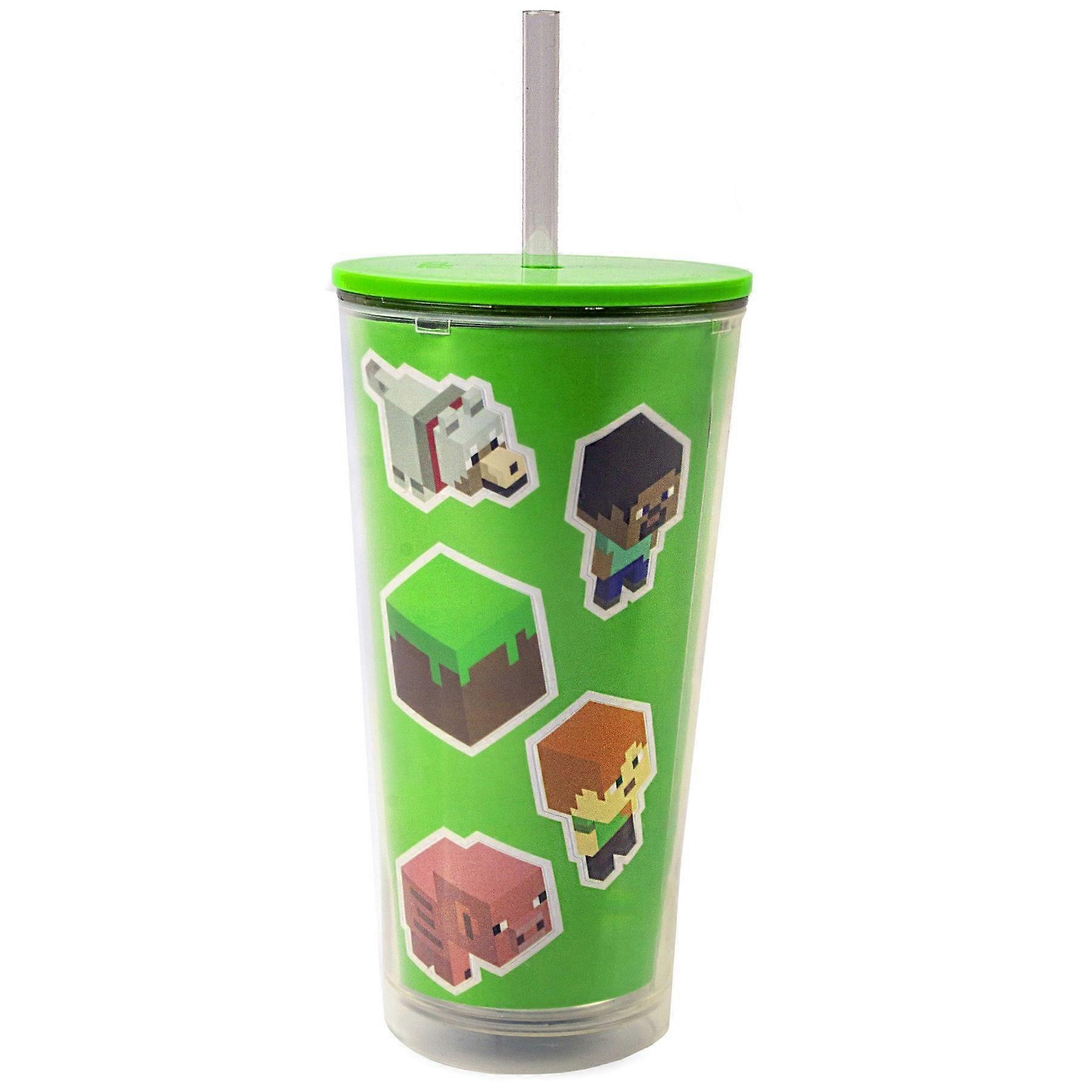 Minecraft Travel Mug for Kids/Children One Size Green Green One Size