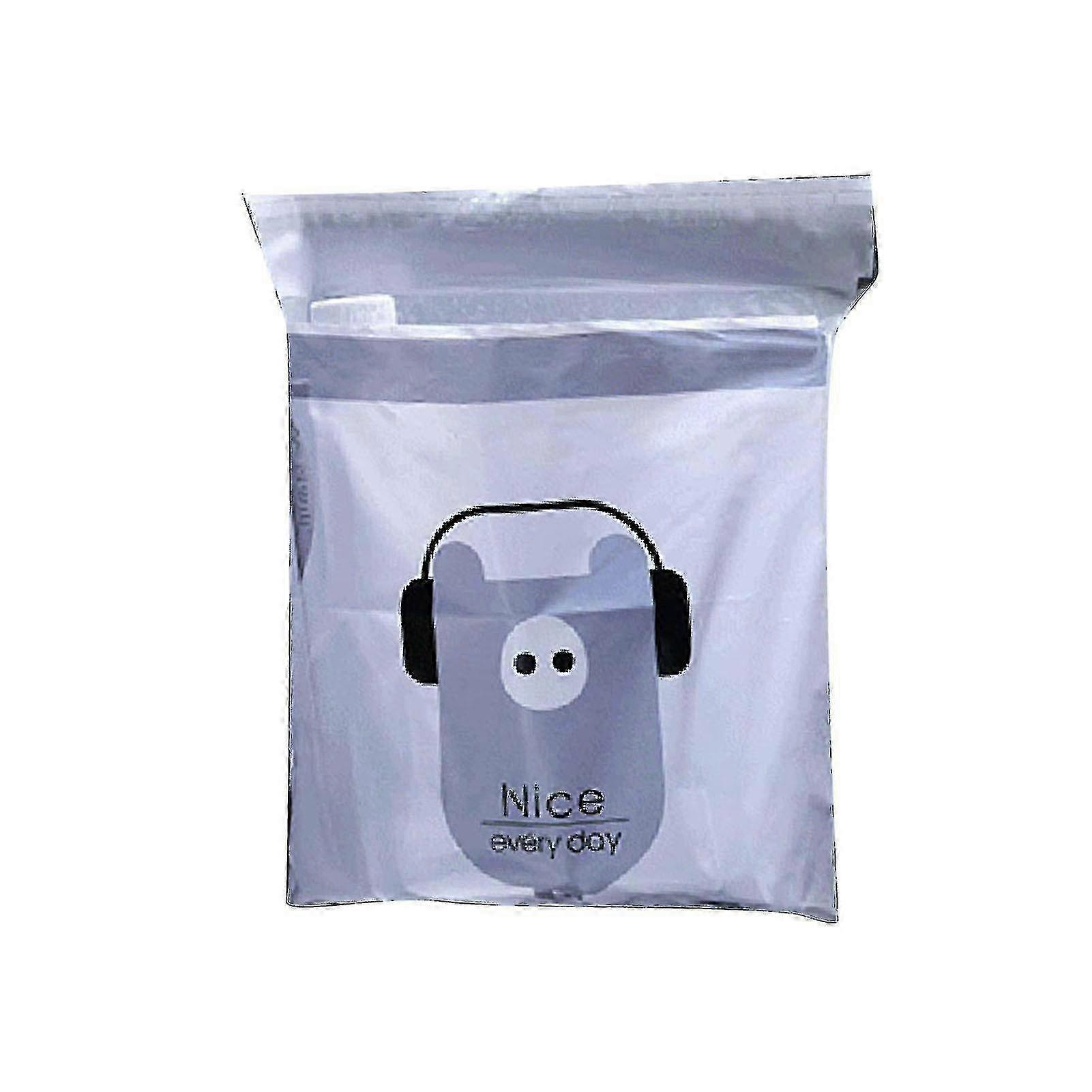 Biodegradable Easy Stick-on Trash Bag 15pcs Self Adhesive Bag With Cute Pattern For Car Office Home