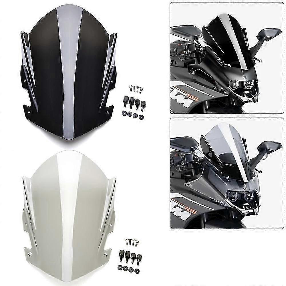 RC 125 200 390 Parbriz cu suport pentru KTM RC200 RC390 RC125 Deflector de vânt cu bule duble 2014-2021 2020
