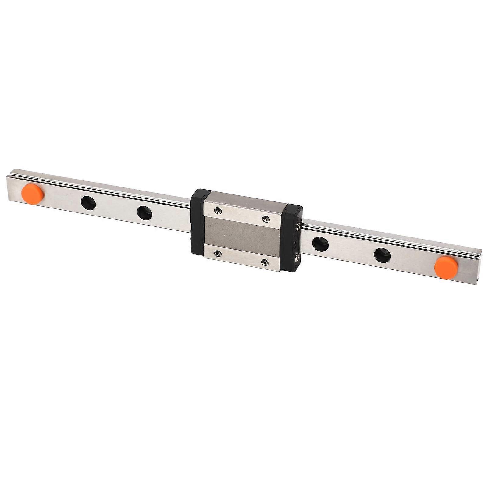 Linear Rail with Block Low Noise High Speed 3D Printing Linear Motion Rail Bearing Block for DIY CNC Routers Lathes Mills Bearing Steel