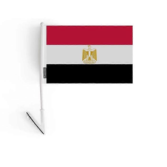 Adhesive Flag – Egypt – 14 x 21 cm – Soft Polyester – Easy to Stick – 5 pieces