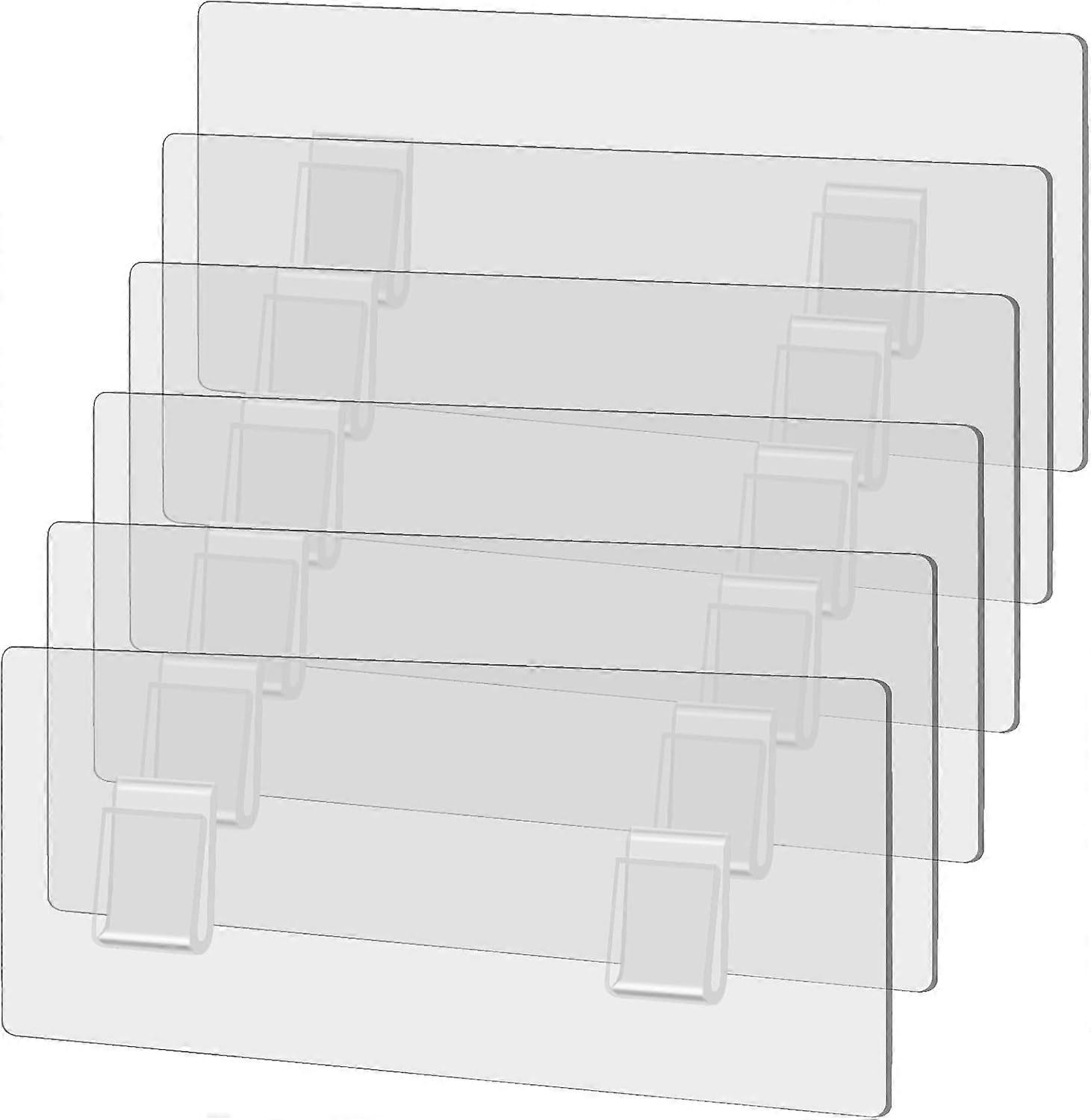 6 Piece Set Shower Rack Replacement Adhesive Hook Bathroom Waterproof