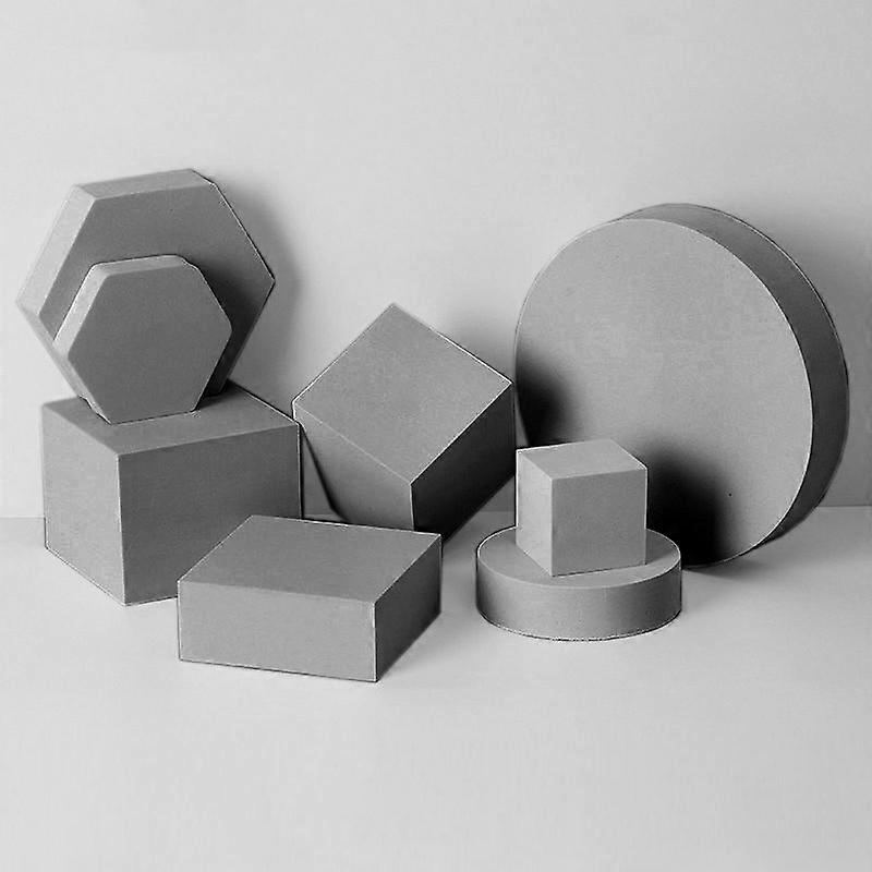 8 in 1 Different Sizes Geometric Cube Photography Props