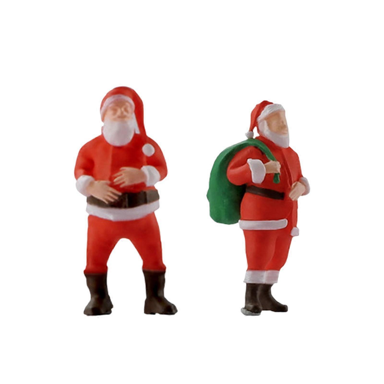 2 X 1:64 People Figures Miniature DIY Projects Diorama Accessory Playset