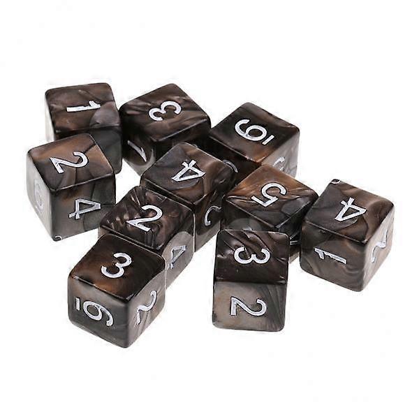 3-10pack 10pcs 6 Sided Dice D6 Polyhedral Dice for Dungeons and Dragons Table