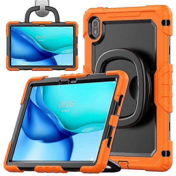 Compatible For Huawei MatePad SE 11 Case Ring Kickstand PC + Silicone Shockproof Tablet Cover