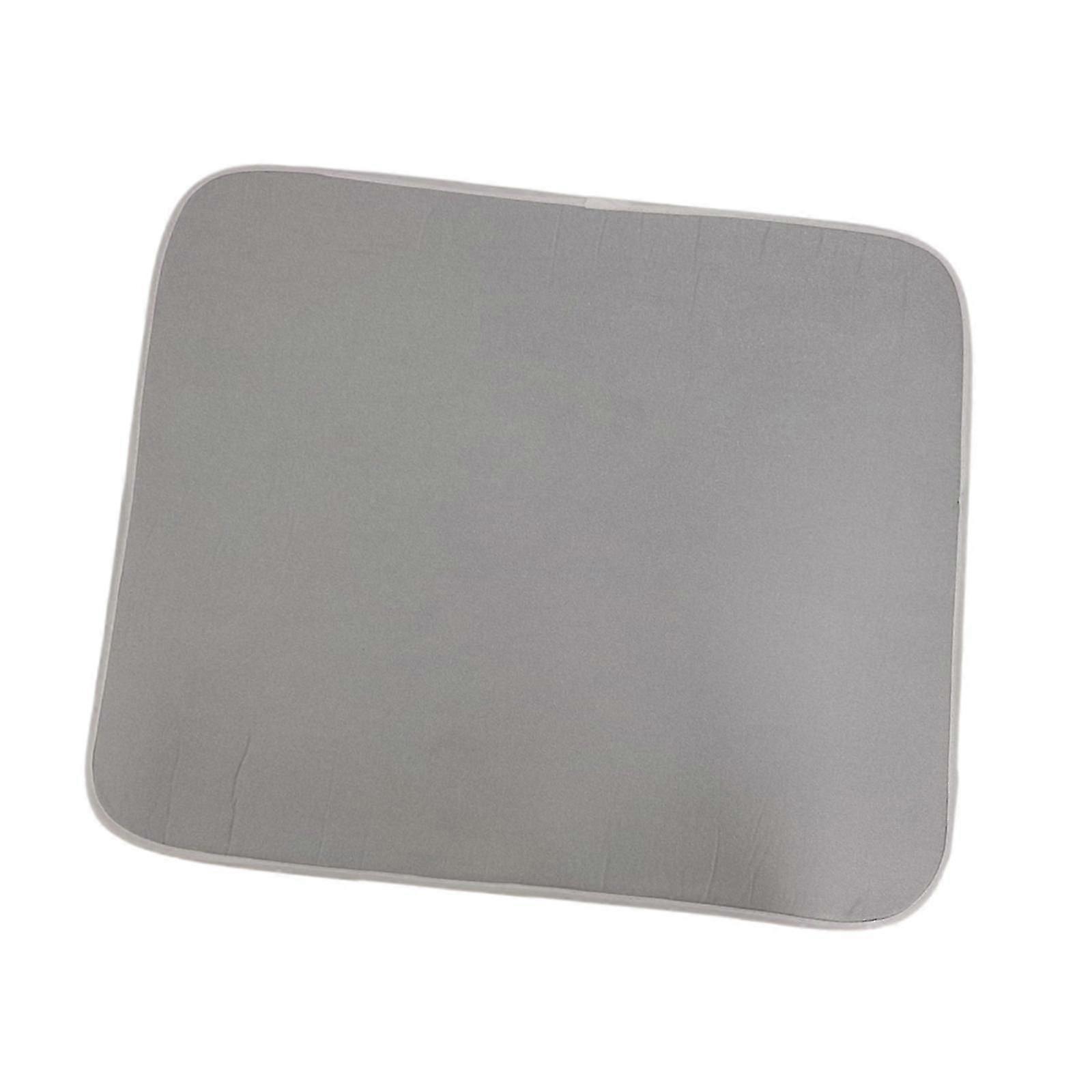 Anti-Slip Ironing Mat Pad for Laundry Room, Cabinet, and Sewing Room Use, Silver Color, Designed for Enhanced Stability and Safety