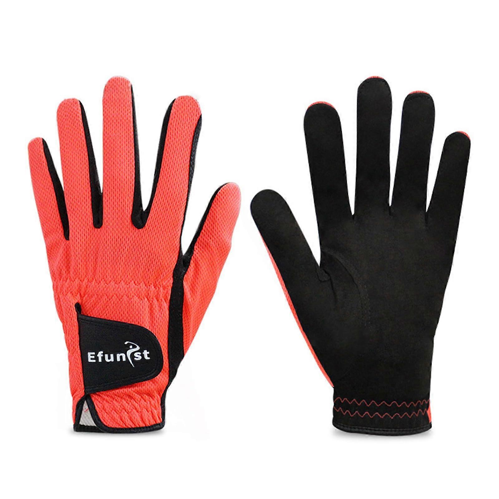 Golf Glove Left Hand Soft Comfortable Flexible Breathable Mesh for Men Size Medium Durable Grip Golf Accessories