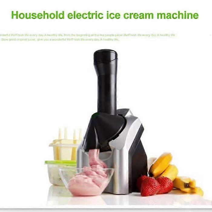 Portable Ice Cream Maker - Household Fruit Machine - 200W - Grey