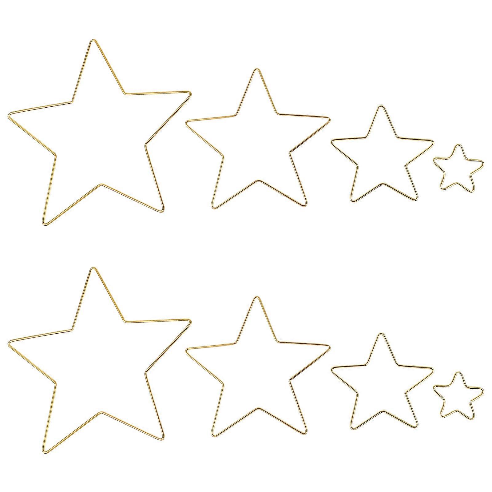 4pcs Gold Dreamcatcher Metal Hoops for Macrame, Wreath & DIY Craft Projects – Premium Iron Construction for Handmade Creations